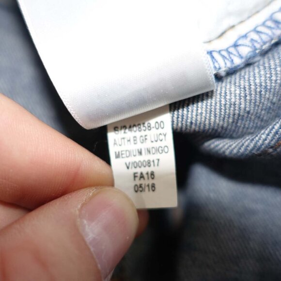 Gap Women's Best Girlfriend Cropped Jeans Size 26 Blue Mid Rise 25" Inseam Denim - Picture 7 of 9